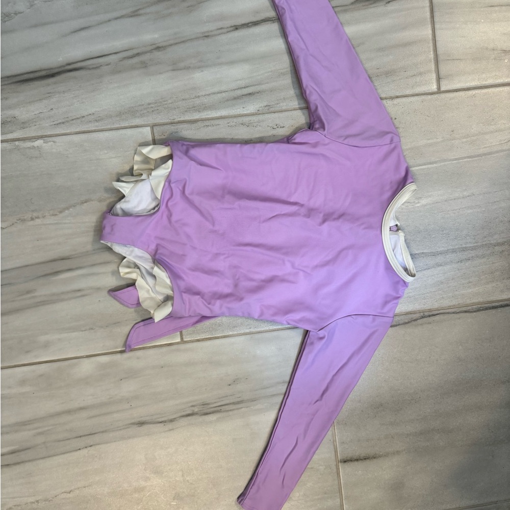 Moo roo swim purple little girls size 4-6
